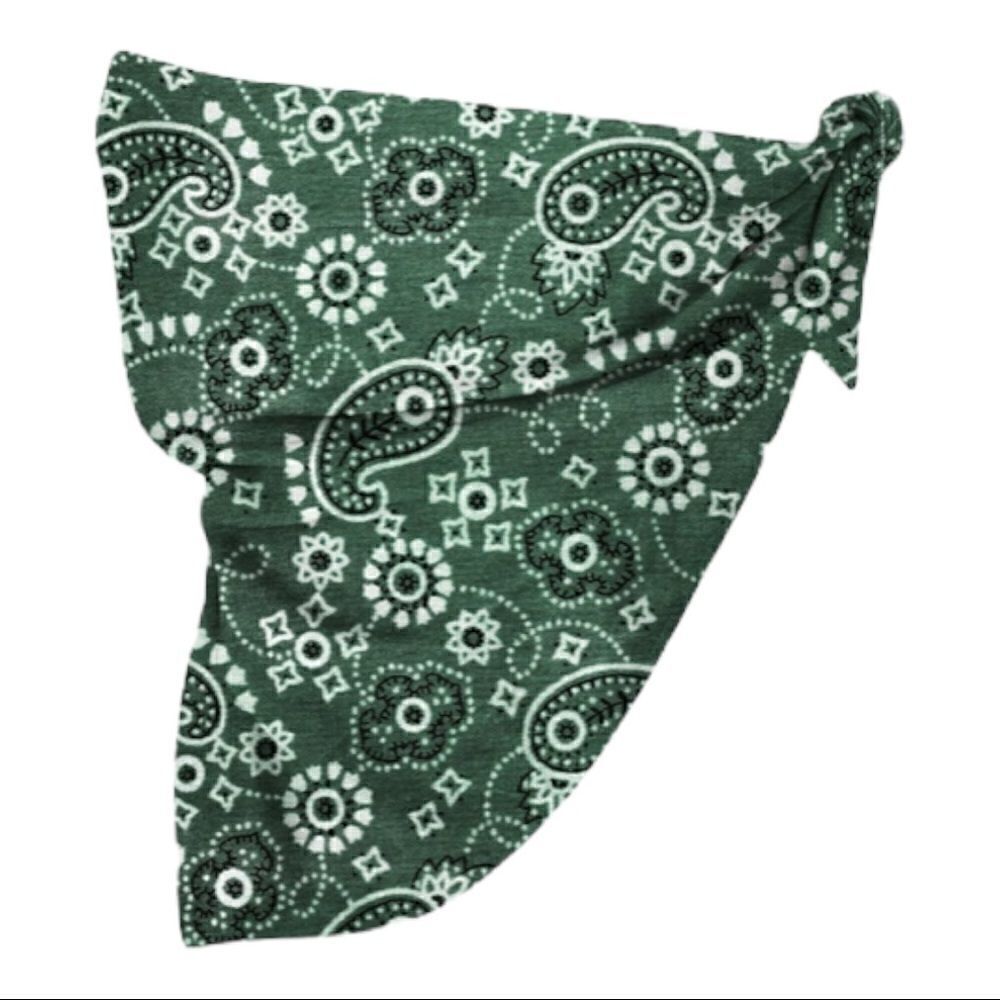 Perry Ellis Portfolio Men's Assorted 3 Pack of Green Black & Beige Bandanas New - Picture 7 of 8